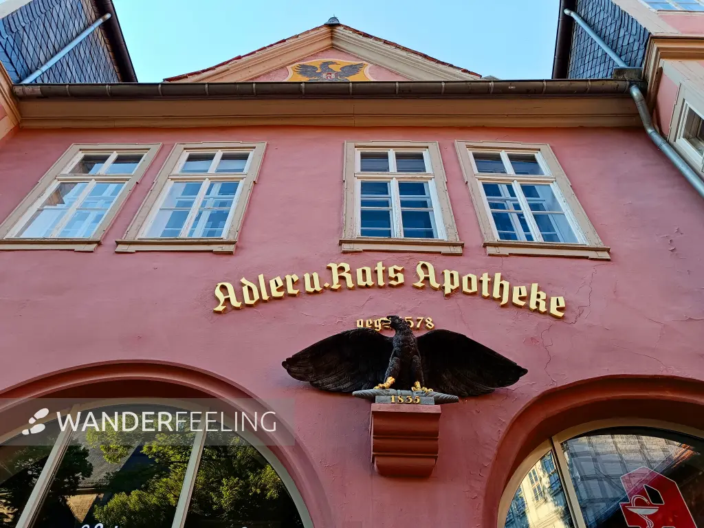202406251-05 - Adler- und Rats-Apotheke in Quedlinburg, Harz, Sachsen-Anhalt, Deutschland