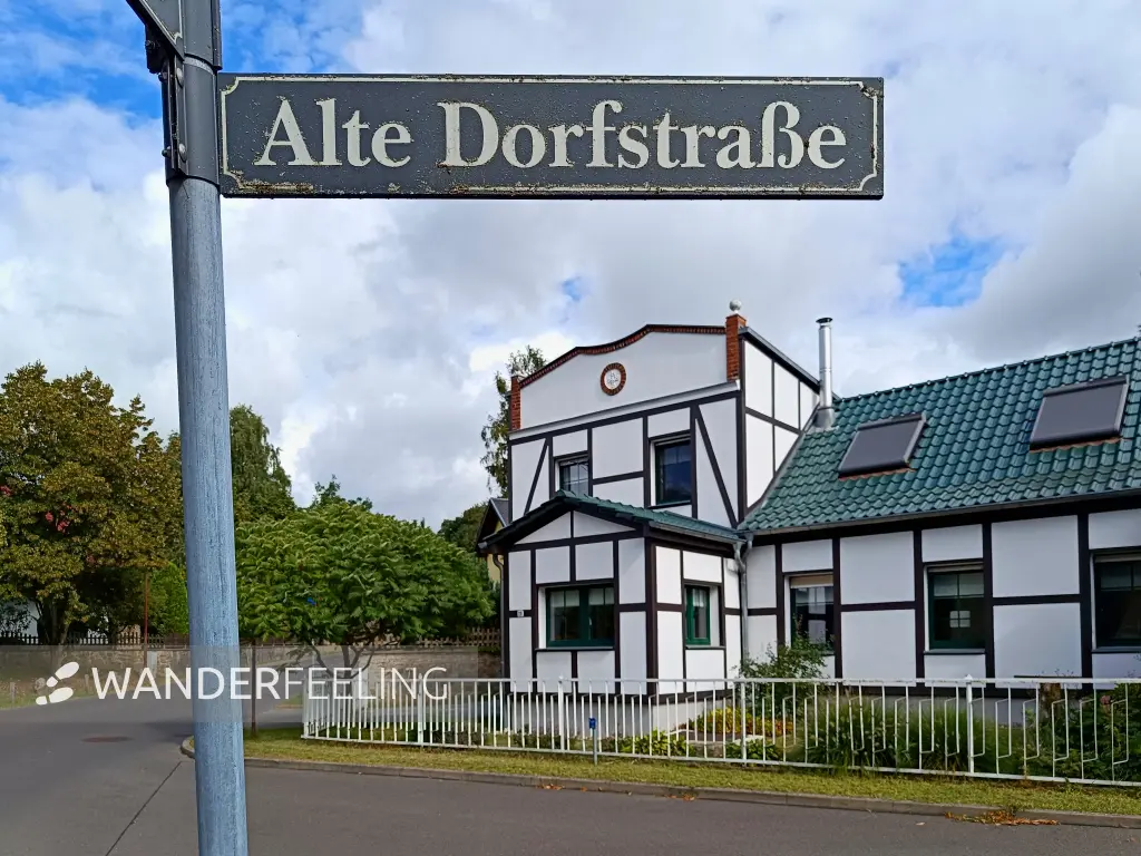 202508230-04 - Alte Dorfstraße in Petersdorf, Seenland Oder-Spree, Brandenburg, Deutschland