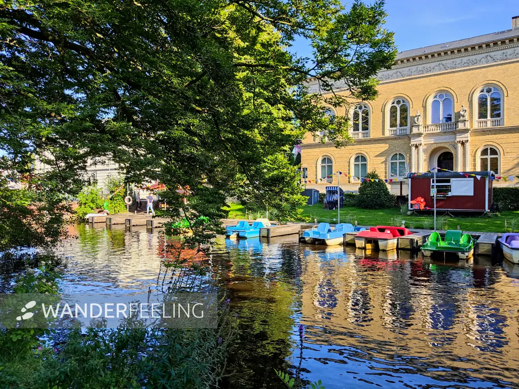 202308160-34 - Alte Hunte am Schlossgarten in Oldenburg, Oldenburger Land, Niedersachsen, Deutschland