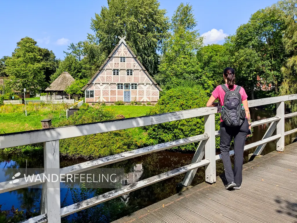 202308220-24 - Altländer Bauernhaus auf der Museumsinsel in Stade, Niedersachsen, Deutschland