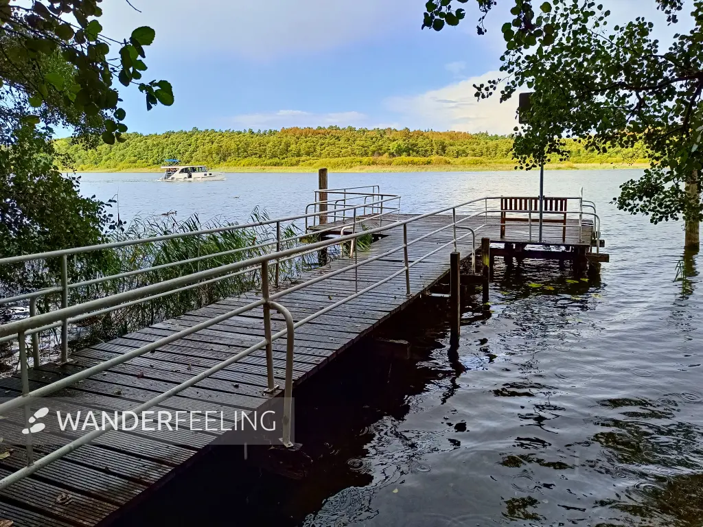 202509120-39 - Anlegestelle am Petersdorfer See, Mecklenburgische Seenplatte, Mecklenburg-Vorpommern, Deutschland