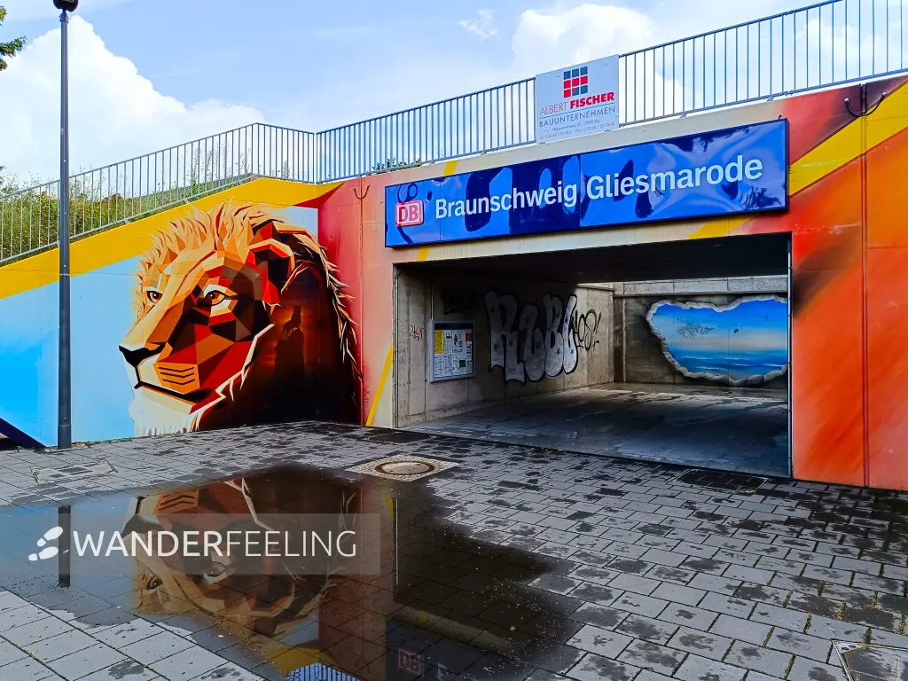 202407240-01 - Bahnhof Braunschweig Gliesmarode, Braunschweig, Braunschweiger Land, Niedersachsen, Deutschland