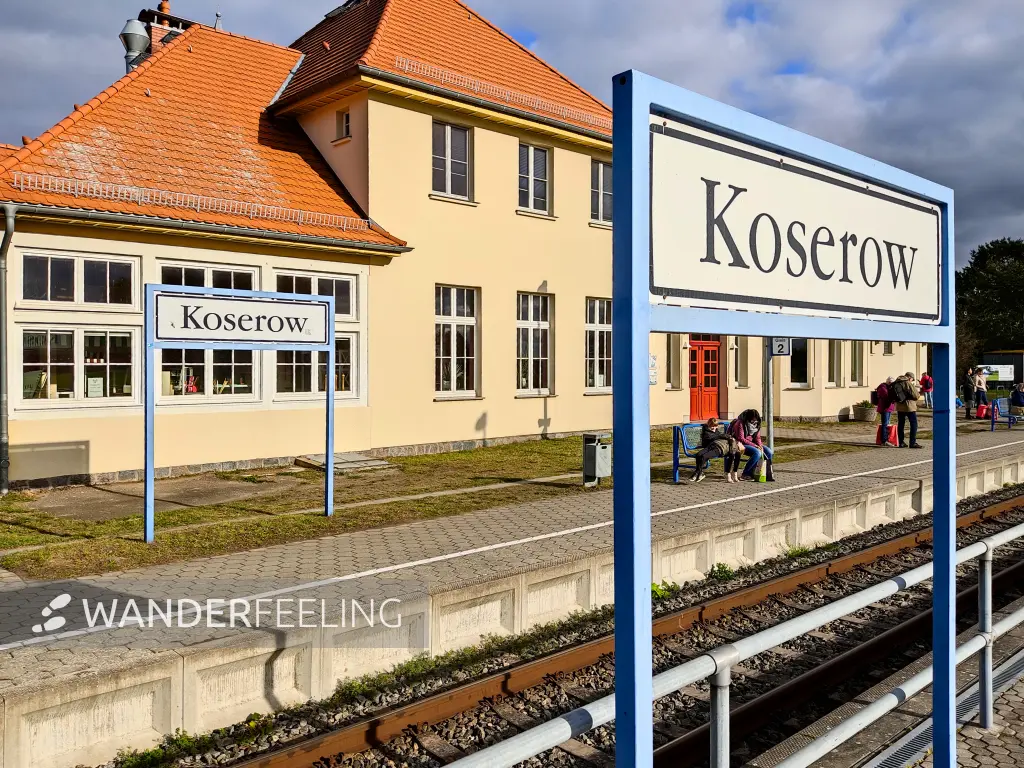 202310170-54 - Bahnhof in Koserow, Usedom, Mecklenburg-Vorpommern, Deutschland