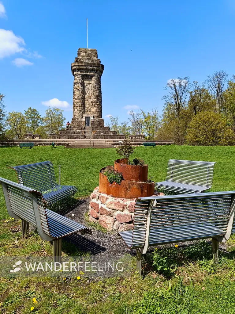 202604210-05 - Bismarckturm im Stadtwald Hagen, Ruhrgebiet, Nordrhein-Westfalen, Deutschland