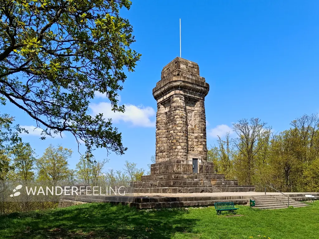 202604210-08 - Bismarckturm im Stadtwald Hagen, Ruhrgebiet, Nordrhein-Westfalen, Deutschland