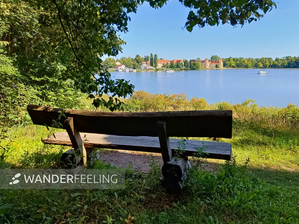202508110-16 - Blick über den Grienericksee auf Schloss Rheinsberg, Ruppiner Seenland, Brandenburg, Deutschland