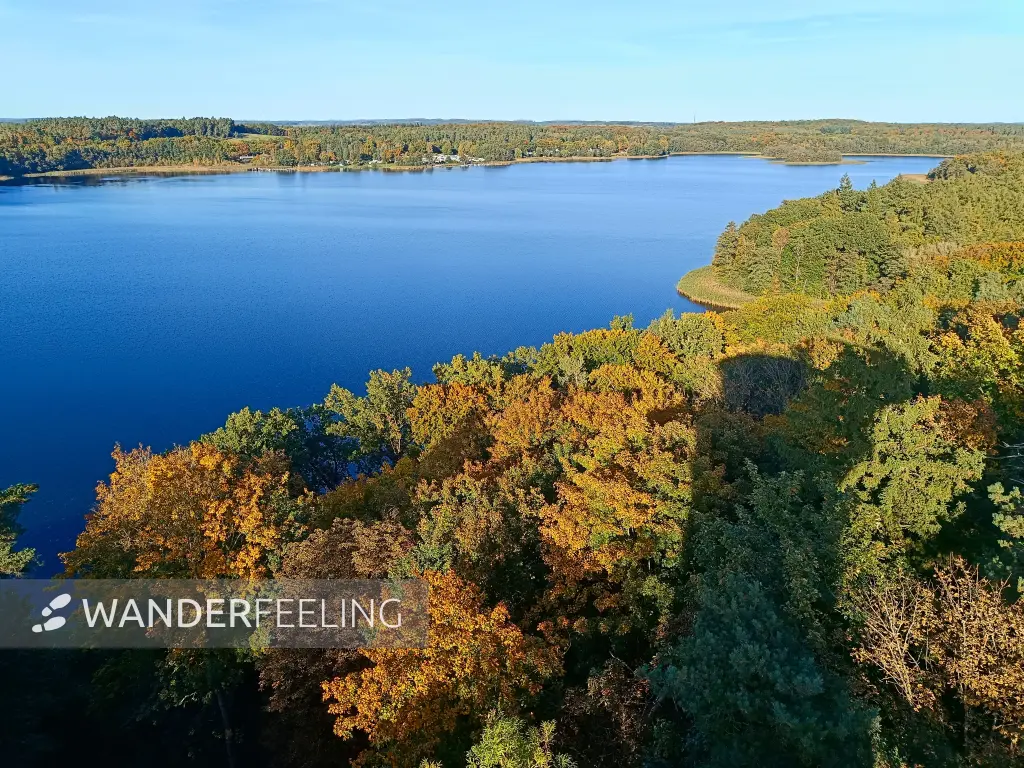 202510130-33 - Blick vom Jörnbergturm bei Krakow am See, Mecklenburgische Seenplatte, Mecklenburg-Vorpommern, Deutschland