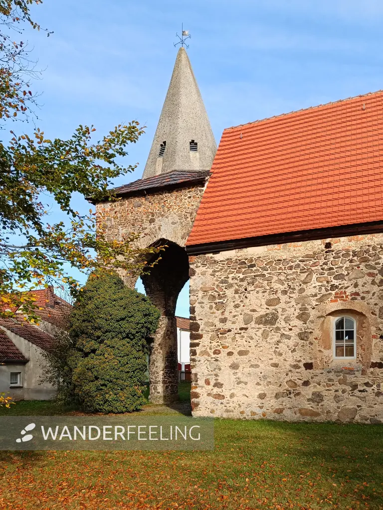 202610140-02 - Dorfkirche in Walddrehna, Lausitz, Brandenburg, Deutschland