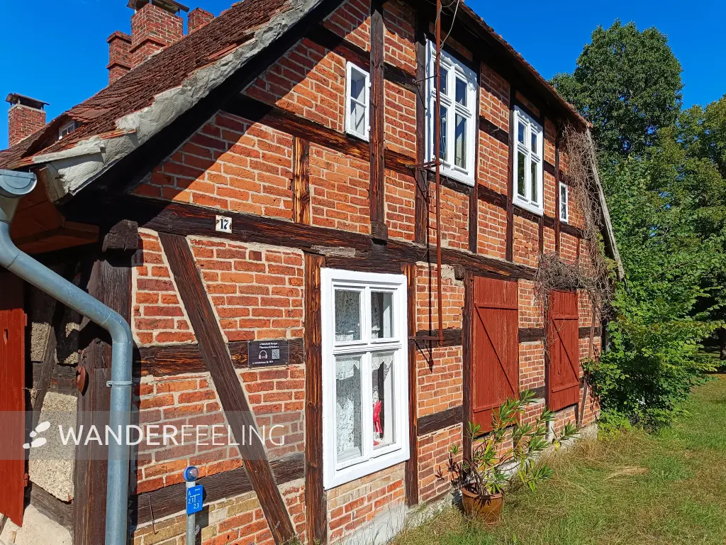 202608080-02 - Ehemaliges Arbeiterhaus im Museumsdorf Glashütte, Fläming, Brandenburg, Deutschland
