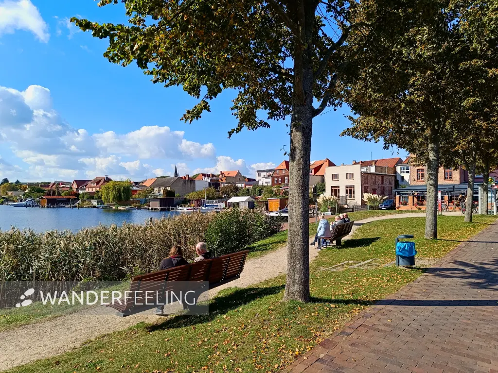 202509300-12 - Erddamm in der Inselstadt Malchow, Mecklenburgische Seenplatte, Mecklenburg-Vorpommern, Deutschland