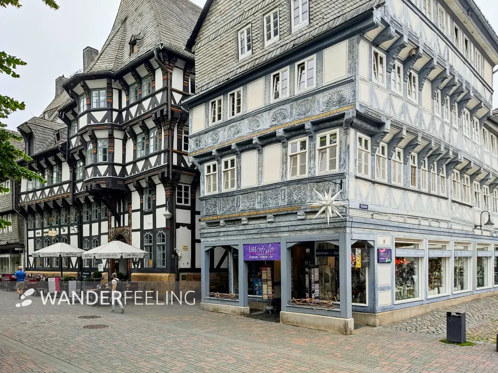 202308170-05 - Fachwerkhäuser in Goslar, Harz, Niedersachsen, Deutschland