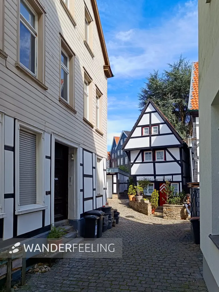 202604260-02 - Fachwerkhäuser in Hattingen, Ruhrgebiet, Nordrhein-Westfalen, Deutschland