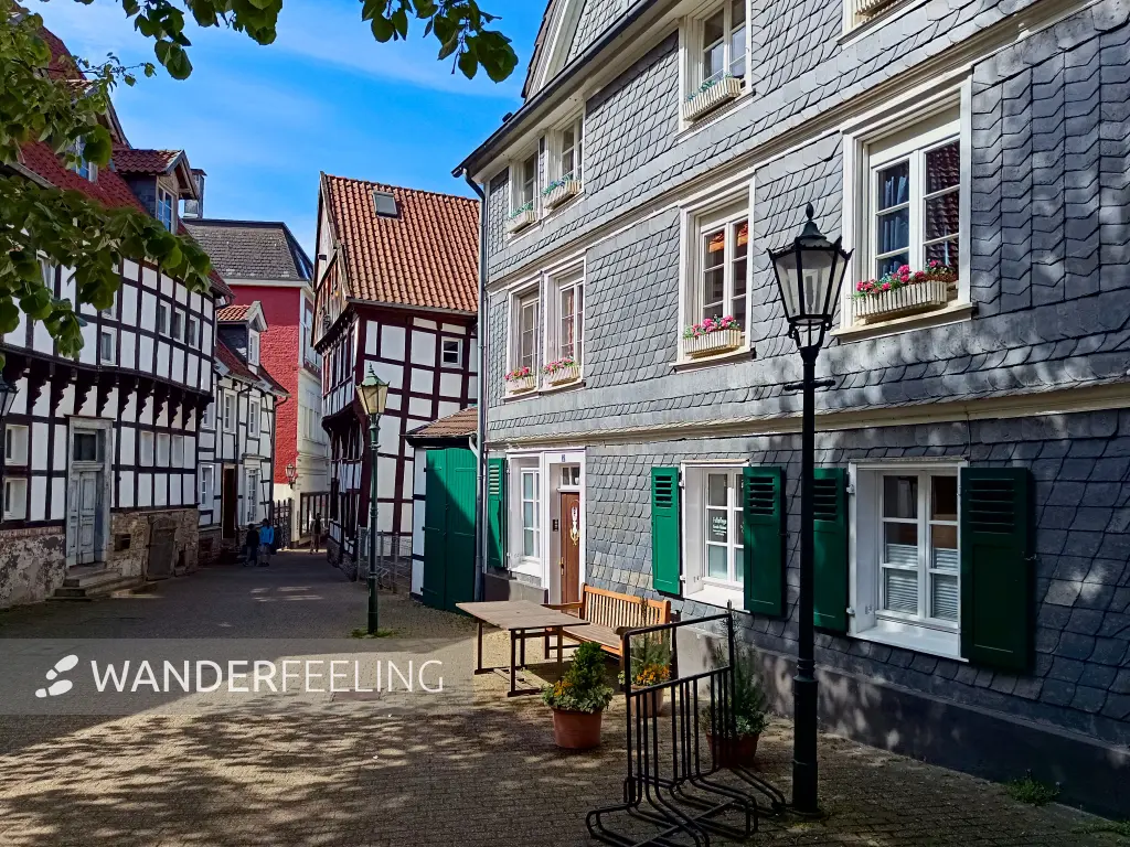 202604260-05 - Fachwerkhäuser in Hattingen, Ruhrgebiet, Nordrhein-Westfalen, Deutschland