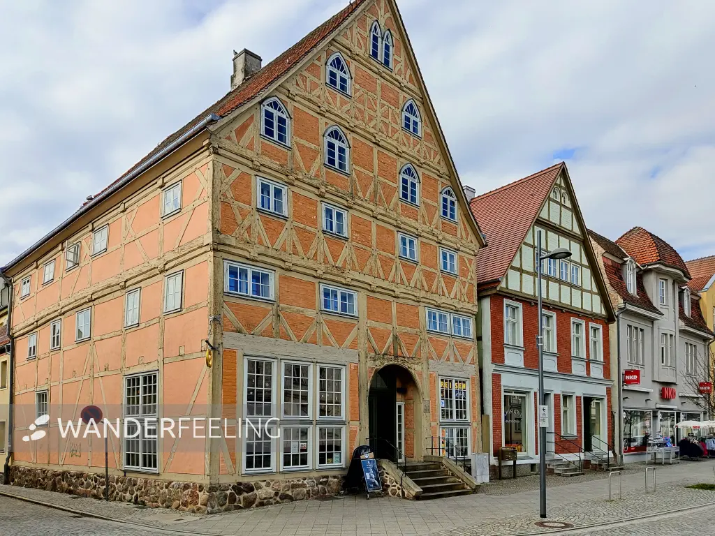 202303180-05 - Fachwerkhäuser in Kyritz, Prignitz, Brandenburg, Deutschland