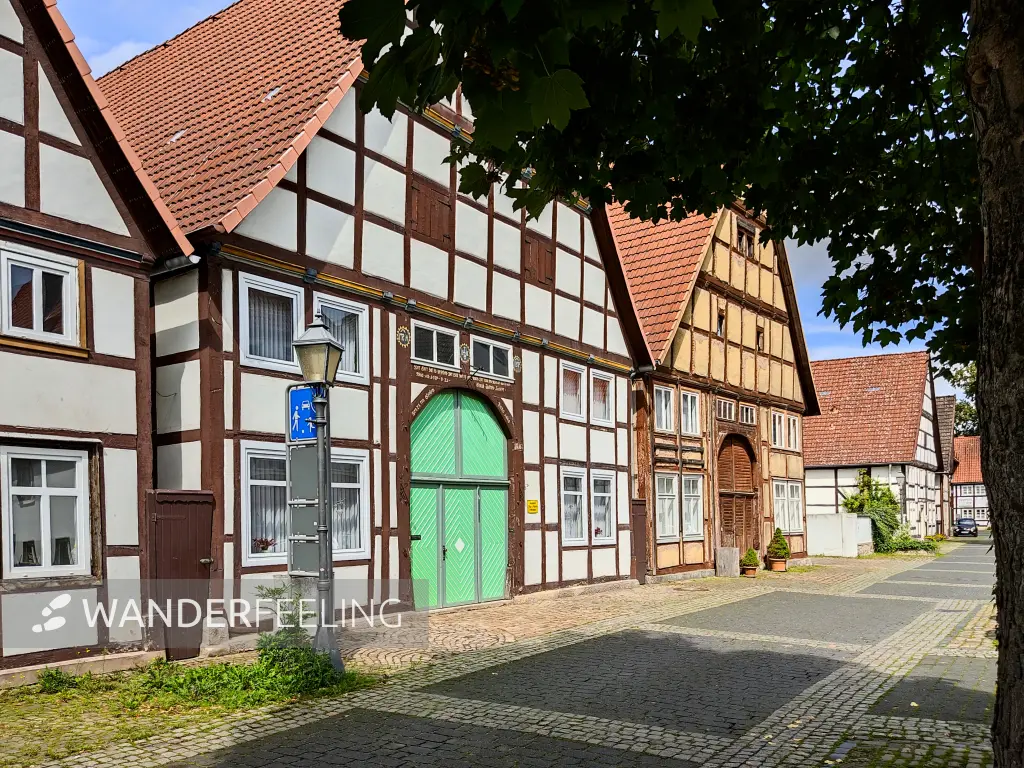 202308150-07 - Fachwerkhäuser in Lügde, Weserbergland, Nordrhein-Westfalen, Deutschland