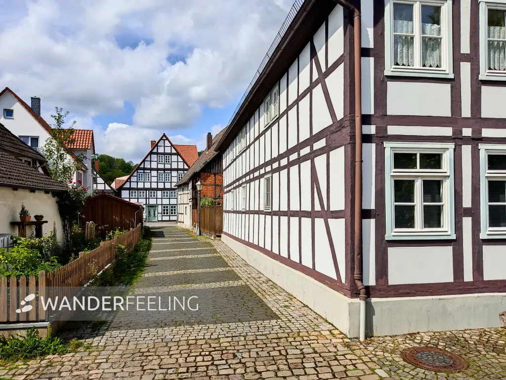 202308150-11 - Fachwerkhäuser in Lügde, Weserbergland, Nordrhein-Westfalen, Deutschland