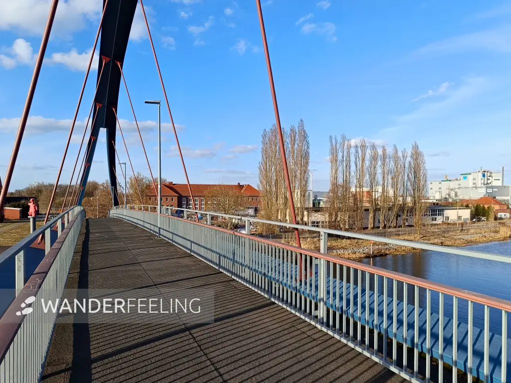 202603120-29 - Henkelbrücke, Elbe-Havel-Kanal und Waschmittelwerk in Genthin, Elbe-Börde-Heide, Sachsen-Anhalt, Deutschland