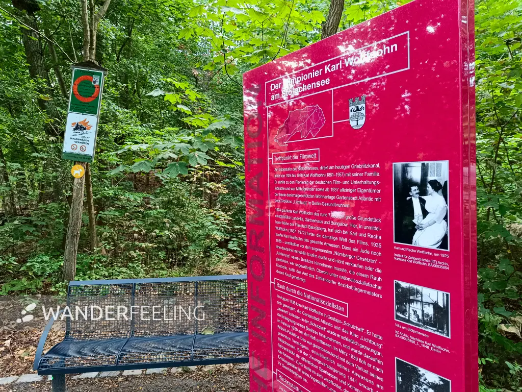 202507150-27 - Informationstafel am Griebnitzkanal, Berlin, Deutschland