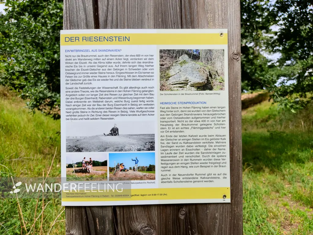 202308050-09 - Informationstafel bei Grubo, Fläming, Brandenburg, Deutschland