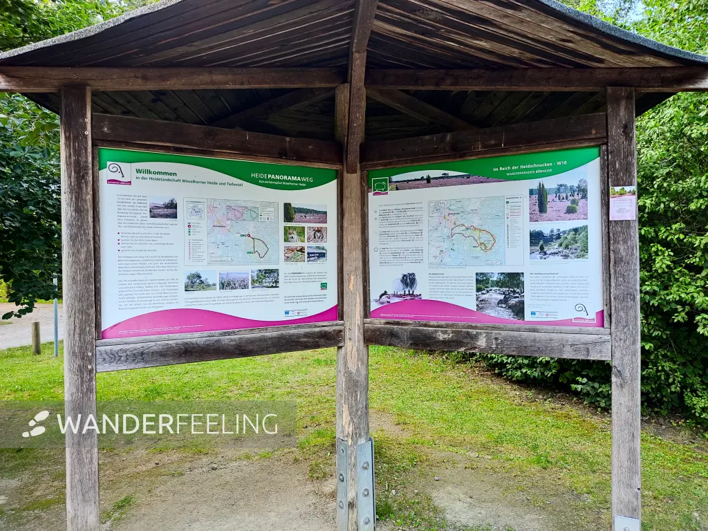 202308140-30 - Informationstafeln an der Misselhorner Heide bei Hermannsburg, Lüneburger Heide, Niedersachsen, Deutschland