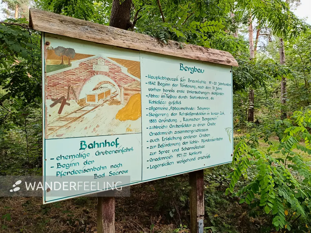 202508230-20 - Infotafel in den Rauener Bergen, Seenland Oder-Spree, Brandenburg, Deutschland