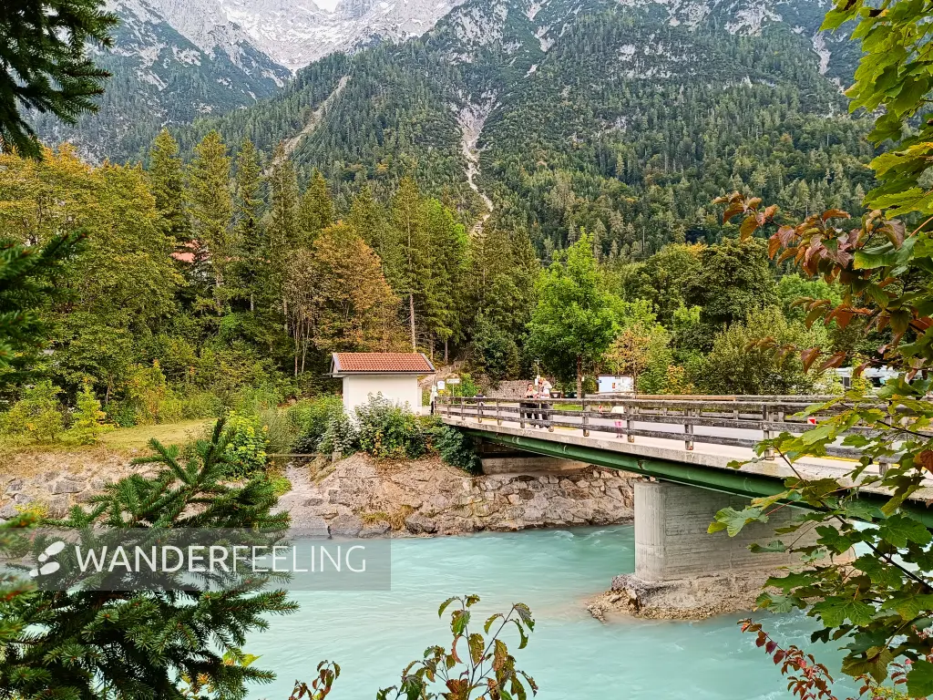 202409220-62 - Isar in Mittenwald, Oberbayern, Bayern, Deutschland