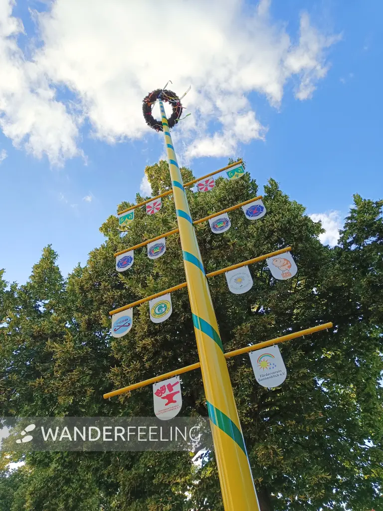 202607280-15 - Maibaum in Großziethen, Fläming, Brandenburg, Deutschland
