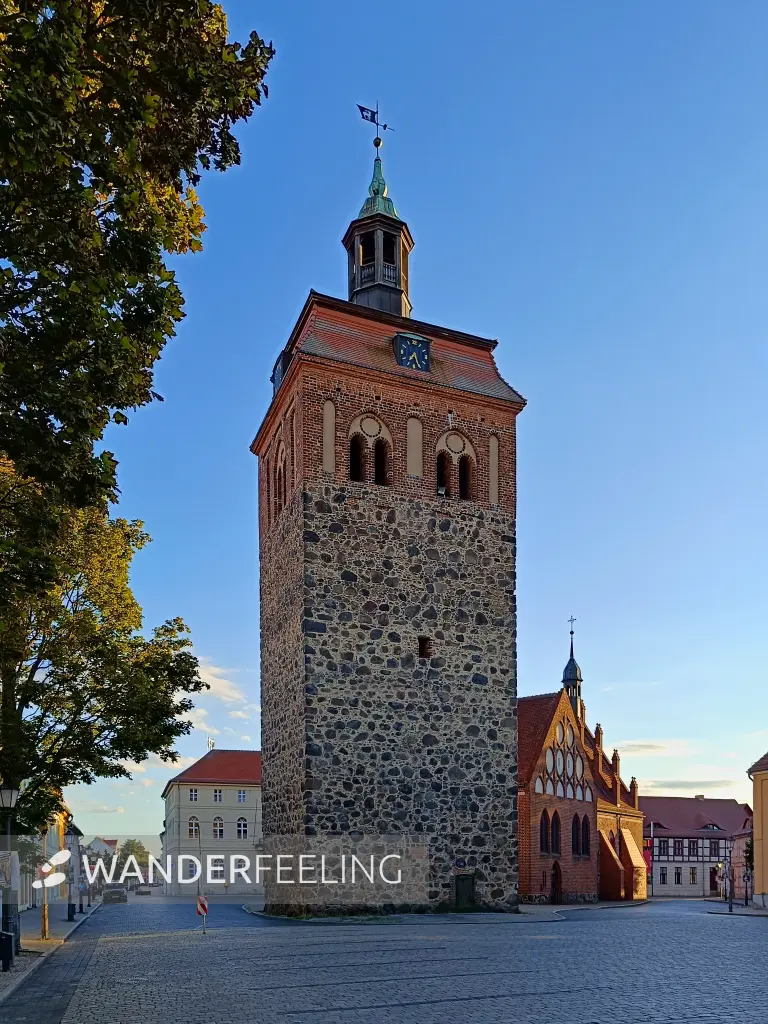202508180-30 - Marktturm und St. Johannis in Luckenwalde, Fläming, Brandenburg, Deutschland