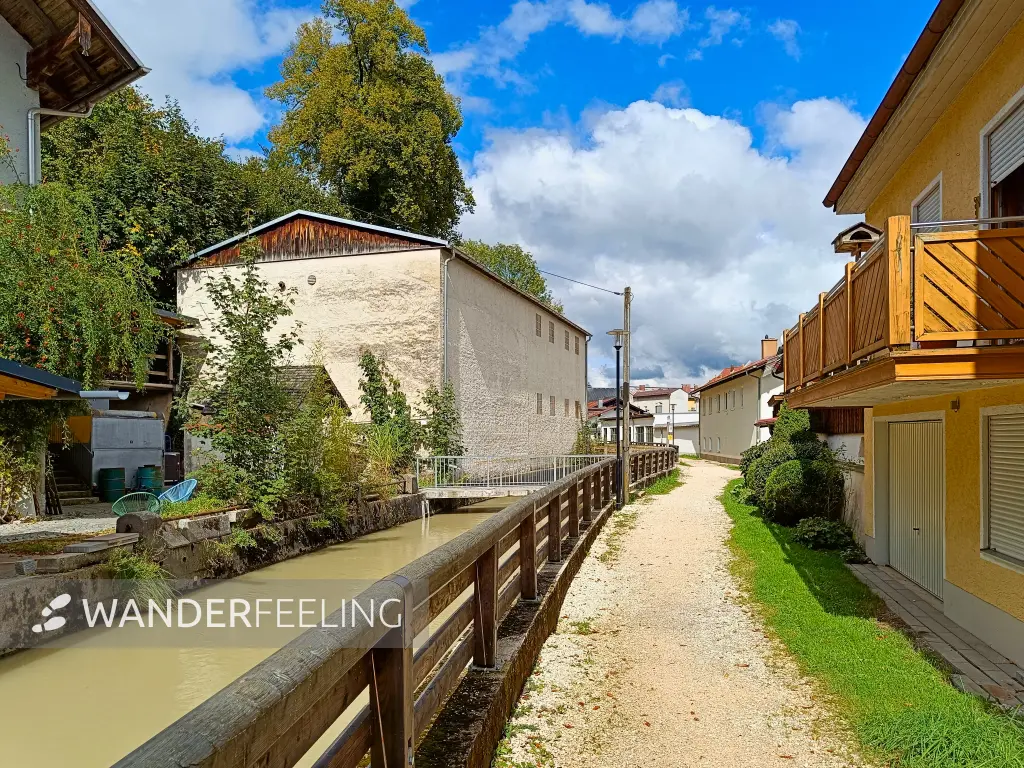 202409170-16 - Mühlbach in Traunstein, Chiemgau, Bayern, Deutschland