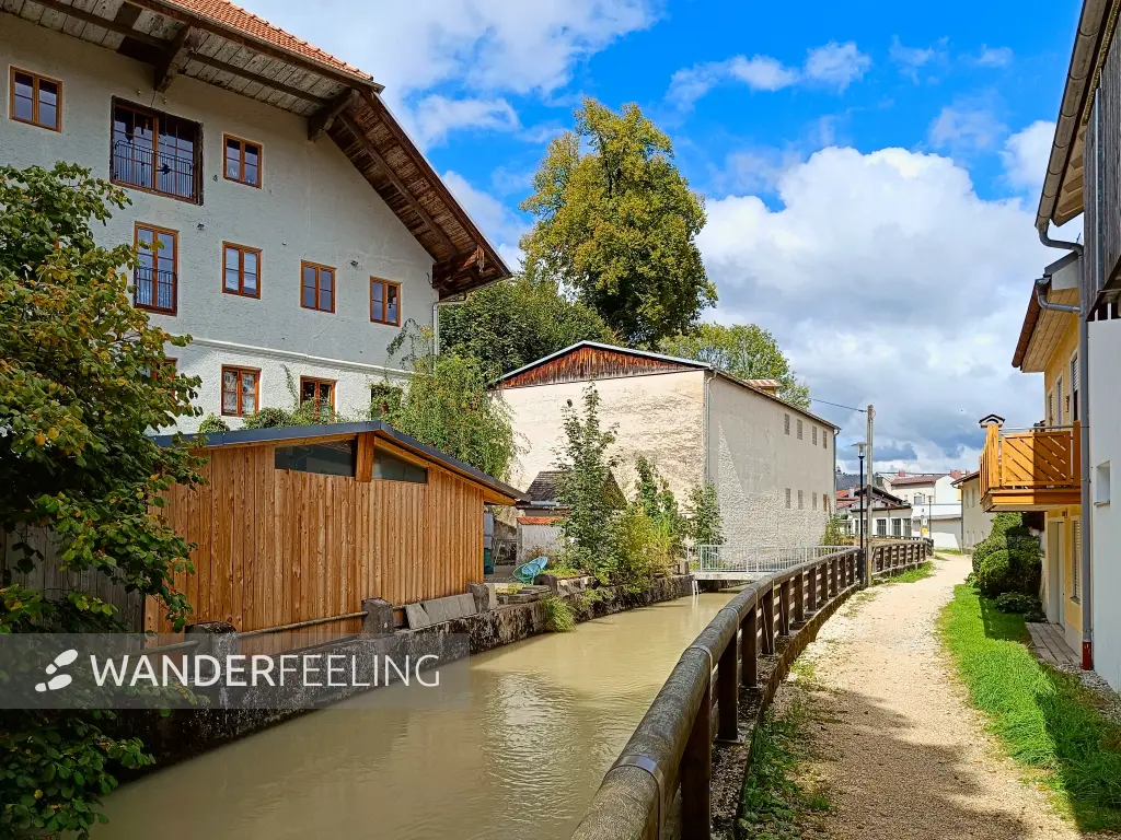202409170-17 - Mühlbach in Traunstein, Chiemgau, Bayern, Deutschland