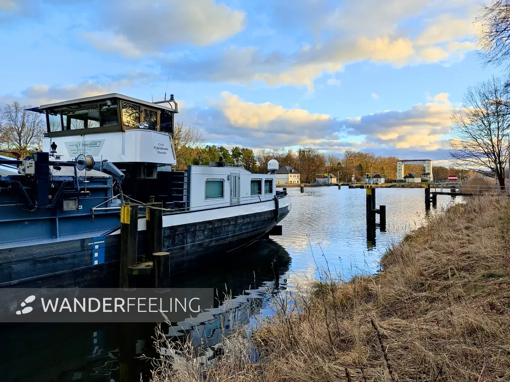 202302040-26 - Oder-Havel-Kanal mit Lehnitzschleuse bei Oranienburg, Barnimer Land, Brandenburg, Deutschland