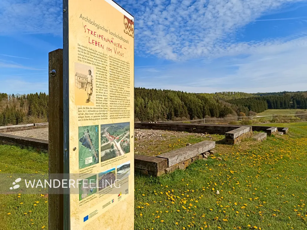 202604270-33 - Römische Streifenhäuser im Archäologischen Landschaftspark bei Nettersheim, Eifel, Nordrhein-Westfalen, Deutschland