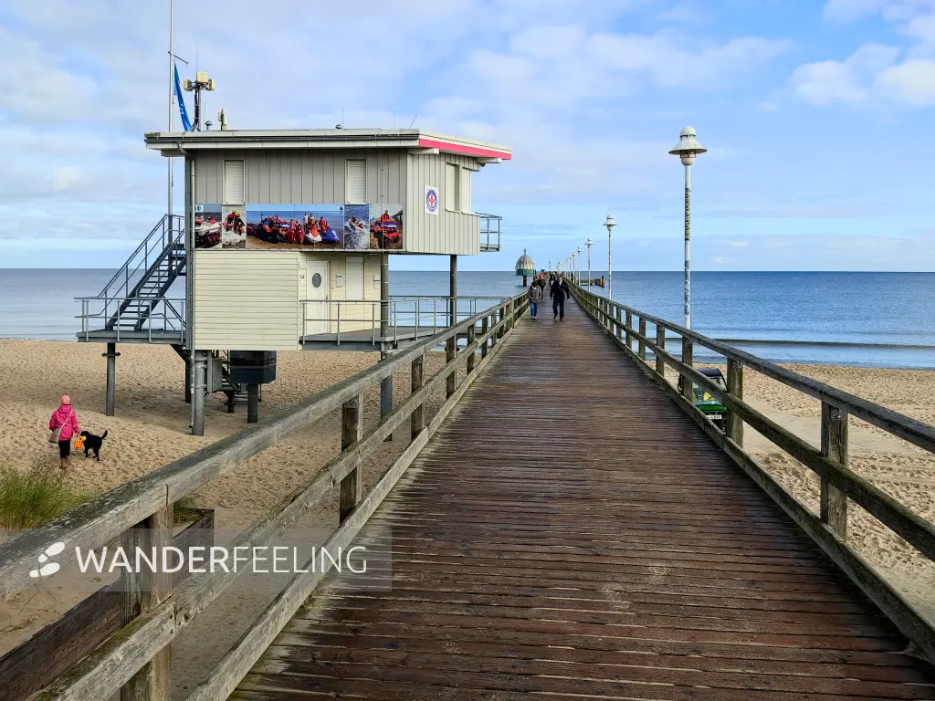 202310170-04 - Seebrücke in Zinnowitz, Usedom, Mecklenburg-Vorpommern, Deutschland