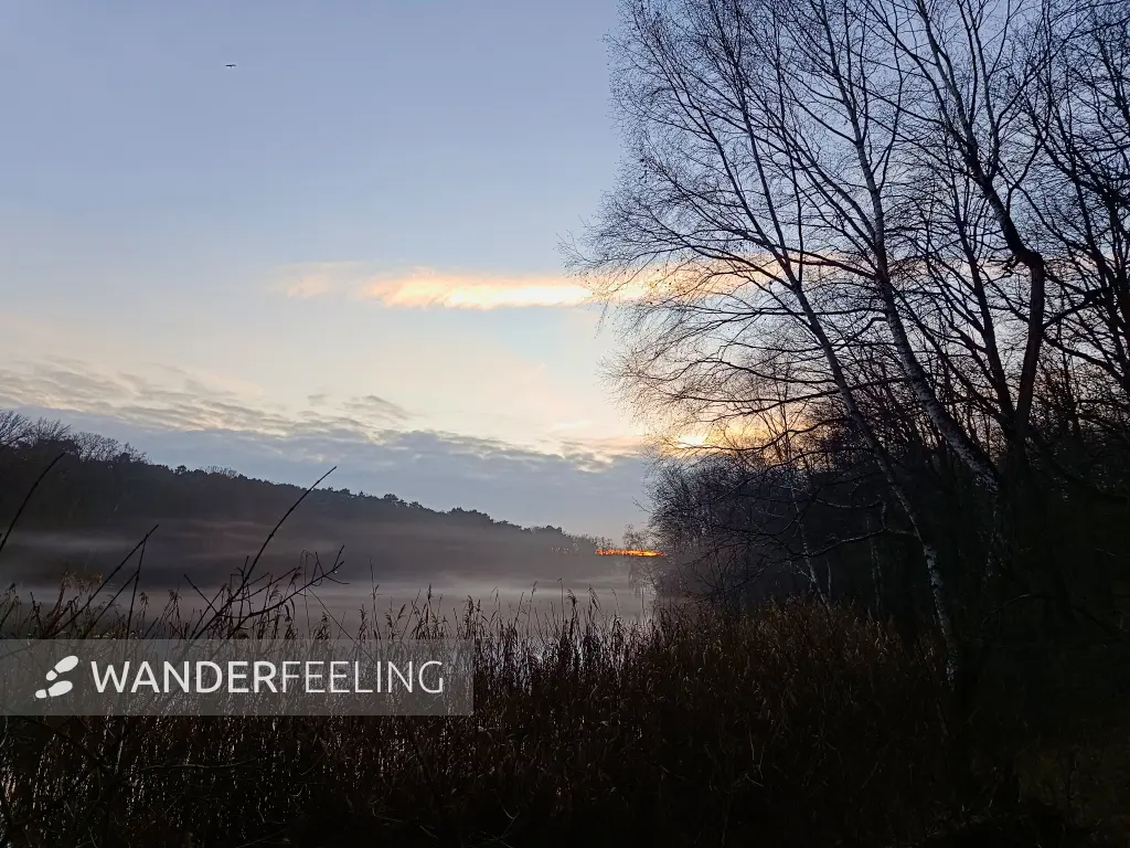 202512200-06 - Sonnenuntergang an der Krummen Lanke, Berlin, Deutschland