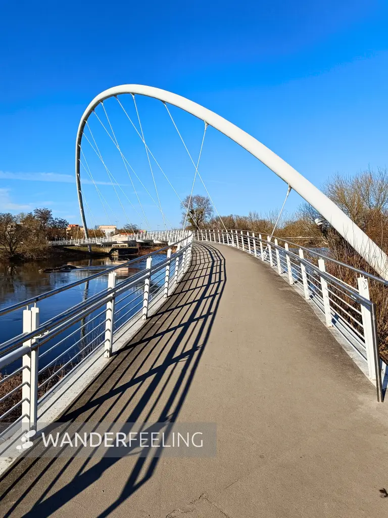 202603030-20 - Tiergartenbrücke in Dessau, Anhalt-Dessau-Wittenberg, Sachsen-Anhalt, Deutschland