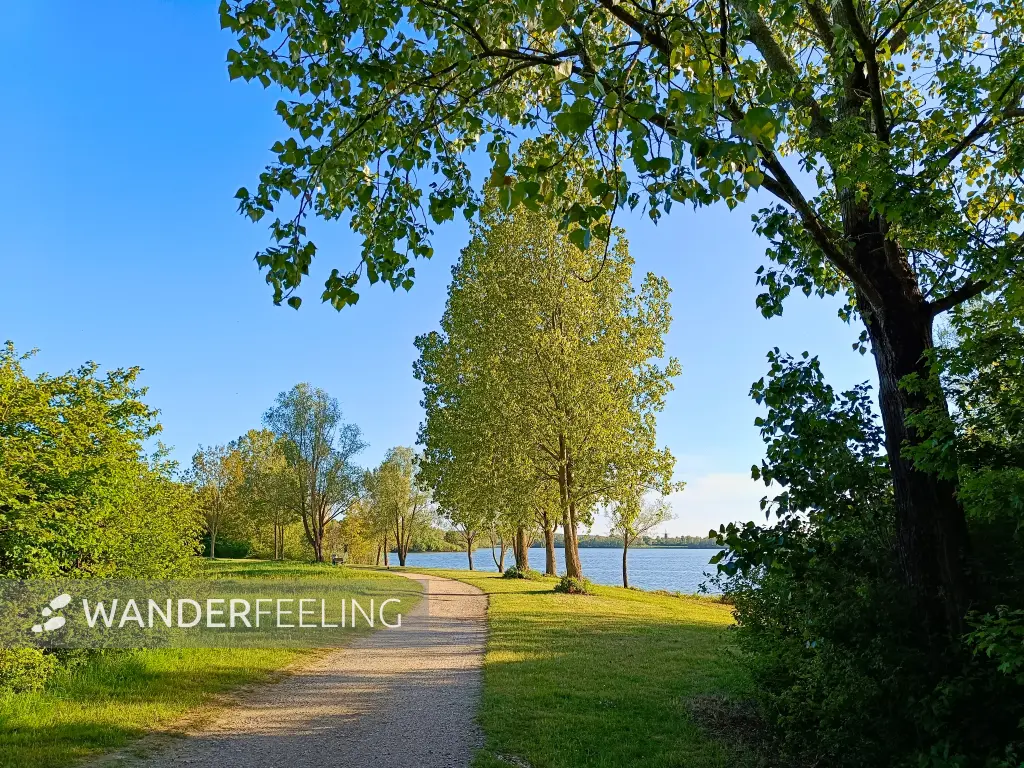 202604250-36 - Uferweg am Südsee bei Xanten, Niederrhein, Nordrhein-Westfalen, Deutschland