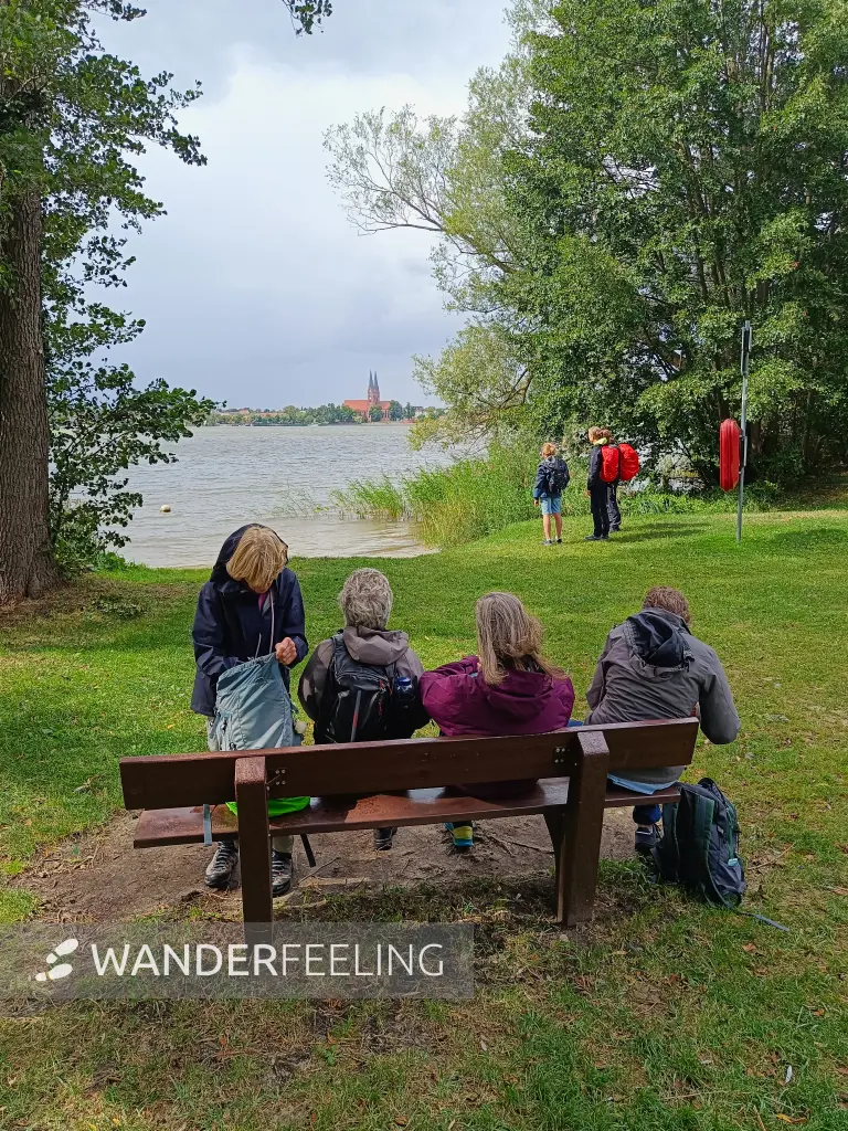 202609050-18 - Wandergruppe am Ruppiner See bei Neuruppin, Ruppiner Seenland, Brandenburg, Deutschland
