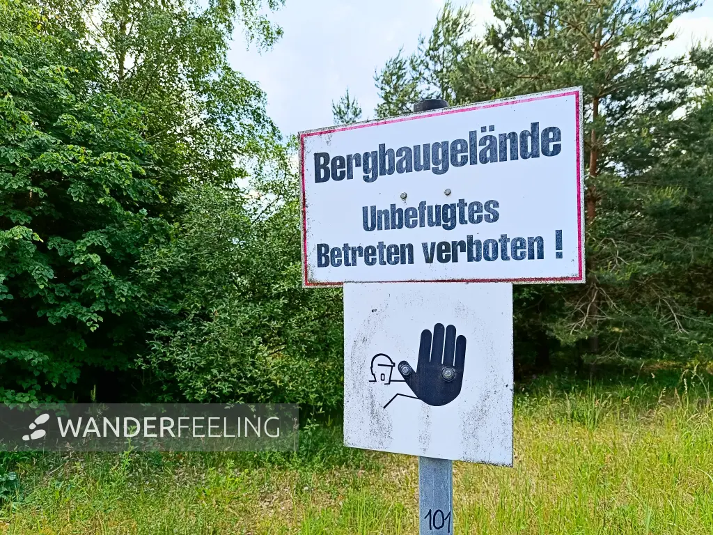 202405240-28 - Warnschild am Gremminer See bei Gräfenhainichen, Anhalt-Dessau-Wittenberg, Sachsen-Anhalt, Deutschland