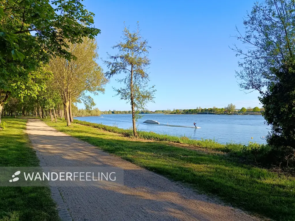 202604250-35 - Wasserskianlage am Südsee bei Xanten, Niederrhein, Nordrhein-Westfalen, Deutschland