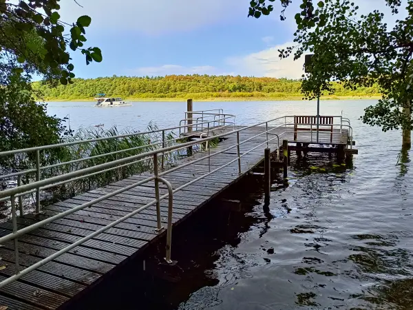 202509120-39 - Anlegestelle am Petersdorfer See, Mecklenburgische Seenplatte, Mecklenburg-Vorpommern, Deutschland