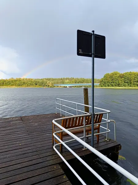 202509120-41 - Anlegestelle am Petersdorfer See, Mecklenburgische Seenplatte, Mecklenburg-Vorpommern, Deutschland