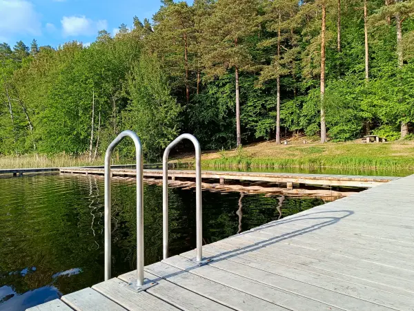 202505130-32 - Badestelle am Mühlensee im Müritz-Nationalpark, Mecklenburgische Seenplatte, Mecklenburg-Vorpommern, Deutschland