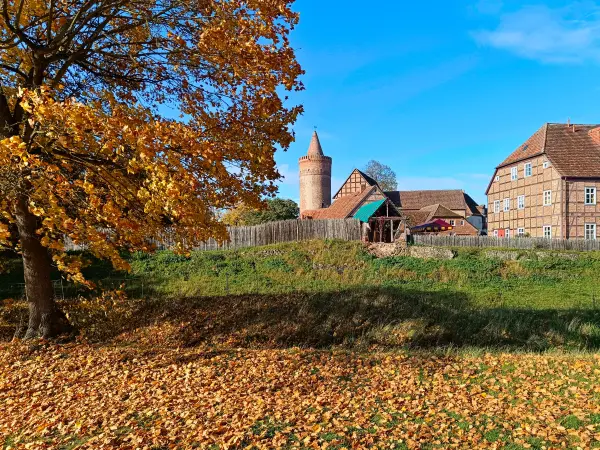 202510210-01 - Burg Stargard, Mecklenburgische Seenplatte, Mecklenburg-Vorpommern, Deutschland