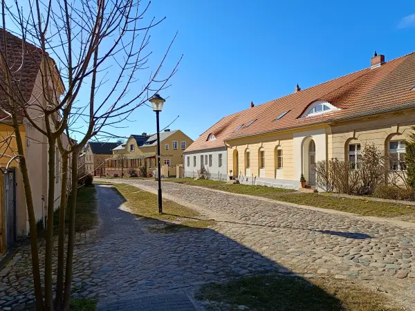 202603020-08 - Dorfhäuser in Paretz, Havelland, Brandenburg, Deutschland