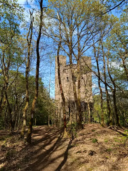 202604210-23 - Eugen-Richter-Turm im Stadtwald Hagen, Ruhrgebiet, Nordrhein-Westfalen, Deutschland