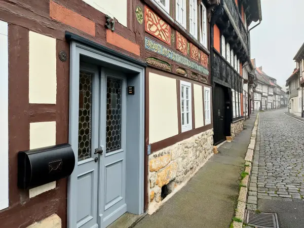 202308170-34 - Fachwerkhäuser in Goslar, Harz, Niedersachsen, Deutschland