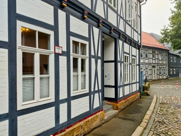 202308170-35 - Fachwerkhäuser in Goslar, Harz, Niedersachsen, Deutschland