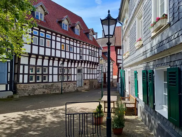 202604260-04 - Fachwerkhäuser in Hattingen, Ruhrgebiet, Nordrhein-Westfalen, Deutschland