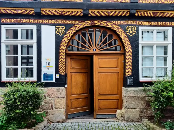 202308151-13 - Fachwerkhaus in Hameln, Weserbergland, Niedersachsen, Deutschland