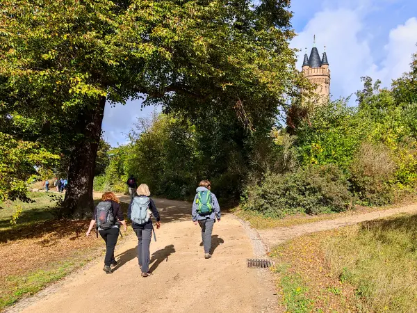 202310140-25 - Flatowturm im Park Babelsberg, Potsdam, Brandenburg, Deutschland